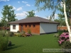 projekt dřevostavby na klíč - bungalov M02